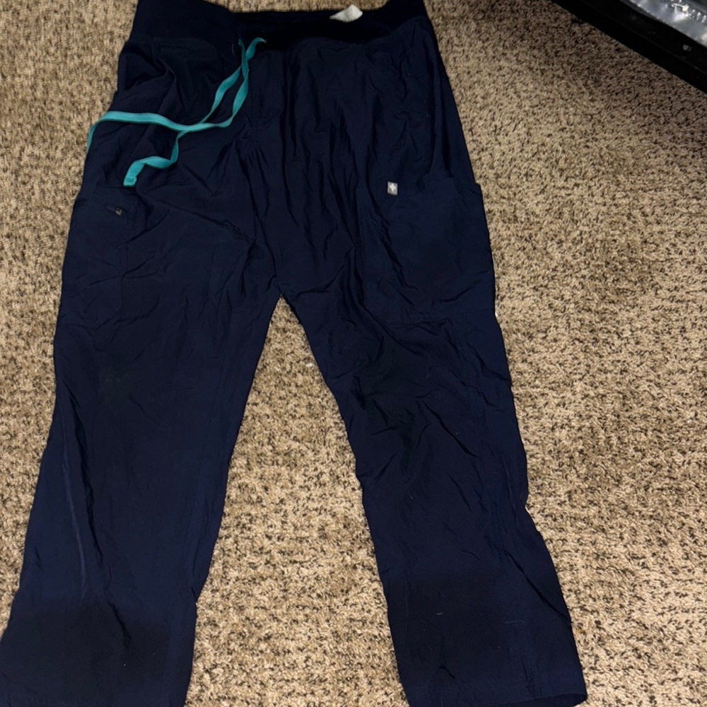 Figs Navy Blue Pants